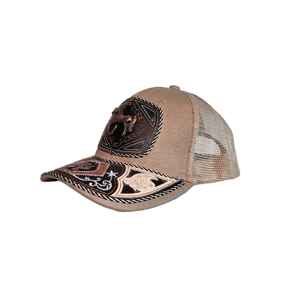 Gorra beige caballo