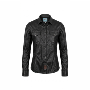Camisa Winster Cuero Negra