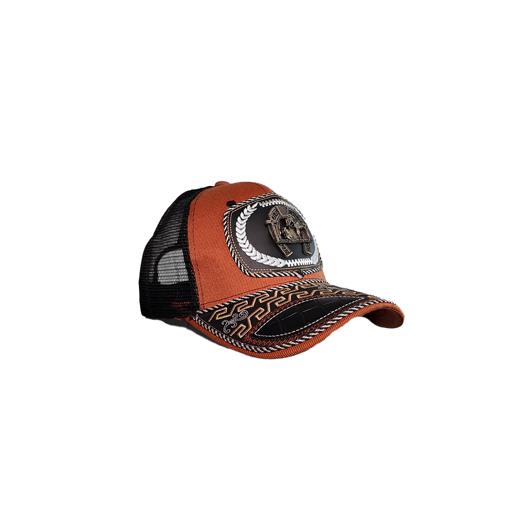 Gorra naranja herradura