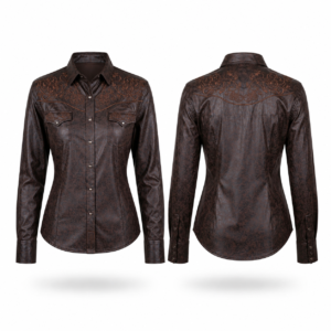 Camisa Winster Cuero Café