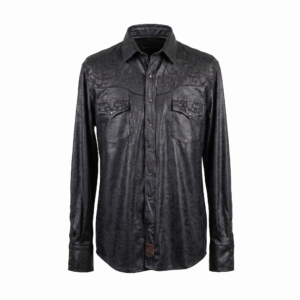 Camisa Winster Cuero Hombre Negro